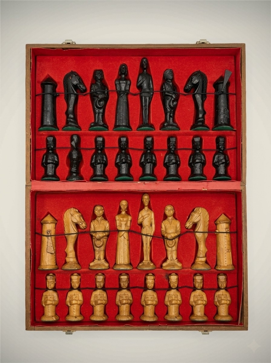 Decorative themed Don Quixote Chess Set