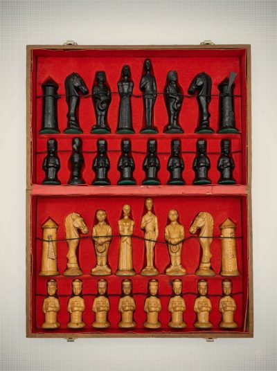 Decorative themed Don Quixote Chess Set