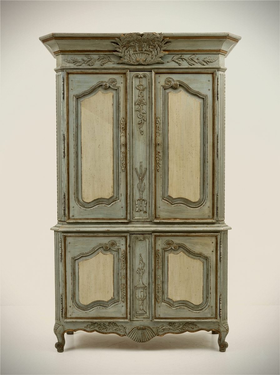 THE GRAND BOMBÉ WARDROBE ARMOIRE