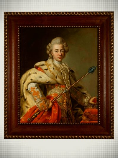 Portrait of King Christian VII of Denmark and Norway (Reproduction after Alexander Roslin)