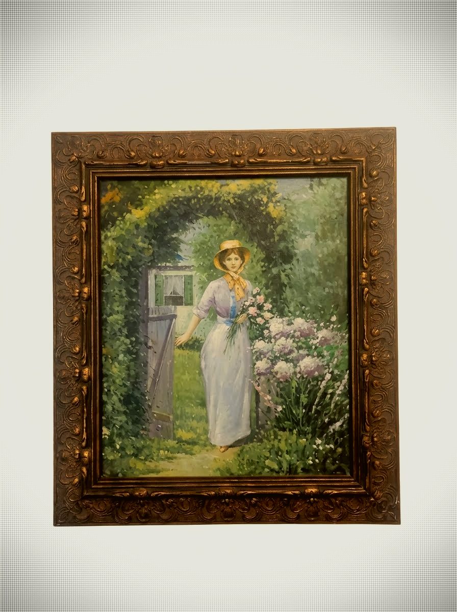 At the Garden Gate (after Francis Coates Jones)