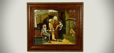 The Jewelry Seller (Orientalist Reproduction Style)