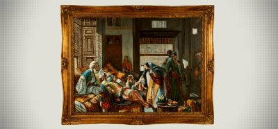 “And the Prayer of Faith Shall Save the Sick” (Reproduction after John Frederick Lewis).