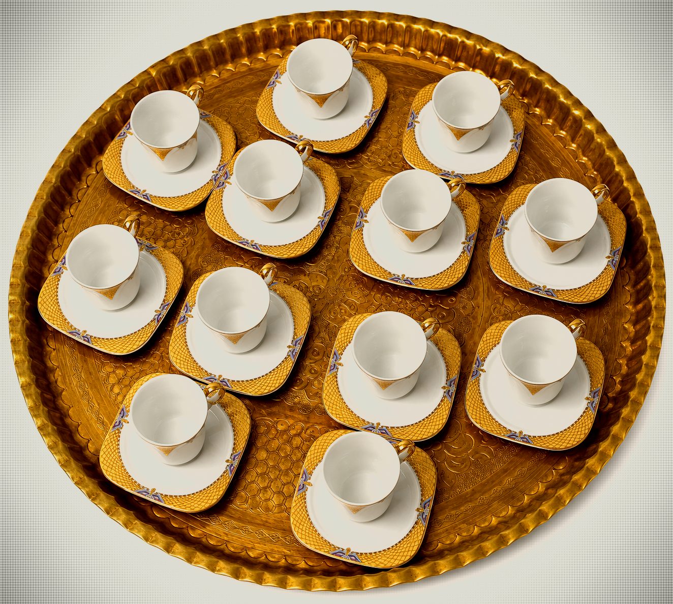 Yamasen Gold Collection Espresso Set – 24 Pieces