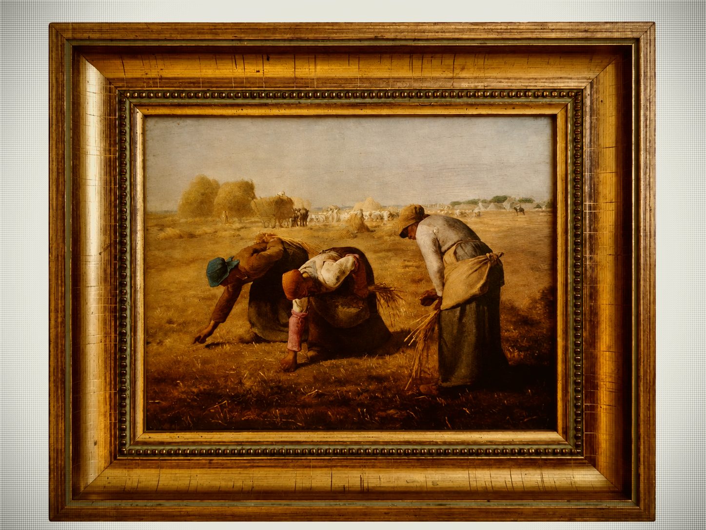 Vintage Les Éditions Braun “The Gleaners” Reproduction After Jean-François Millet