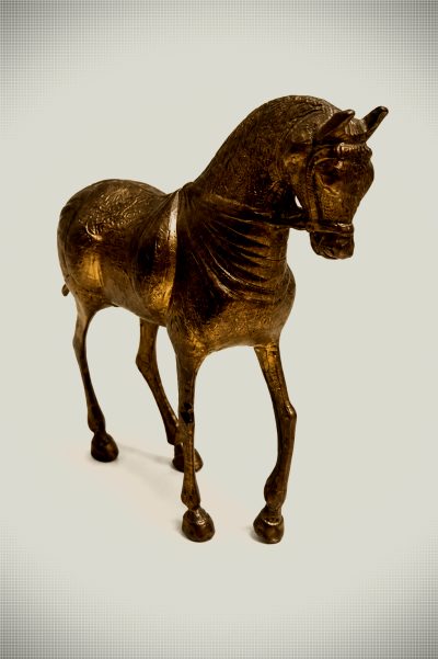 Brass Horse Sculpture