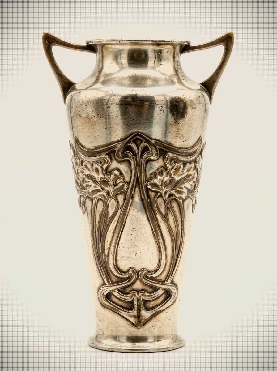 Art Nouveau Twin-Handled Miniature Vase.