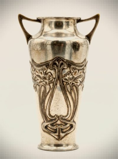 Art Nouveau Twin-Handled Miniature Vase.