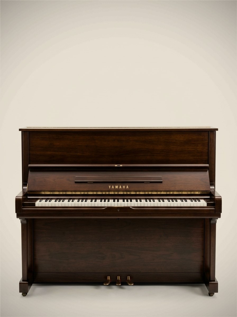YAMAHA U2 – بيانو عمودي قديم مع مقعد