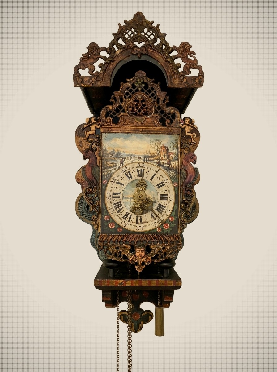 Dutch Stoelklok – Late 18th Century