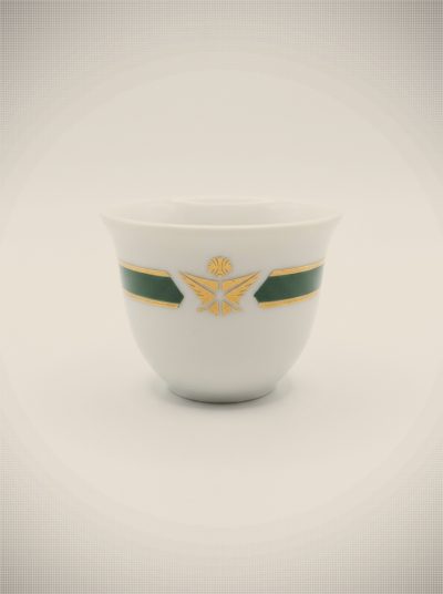 Set of Vintage Saudi Arabian Airlines first Class Arabic Coffee Cups