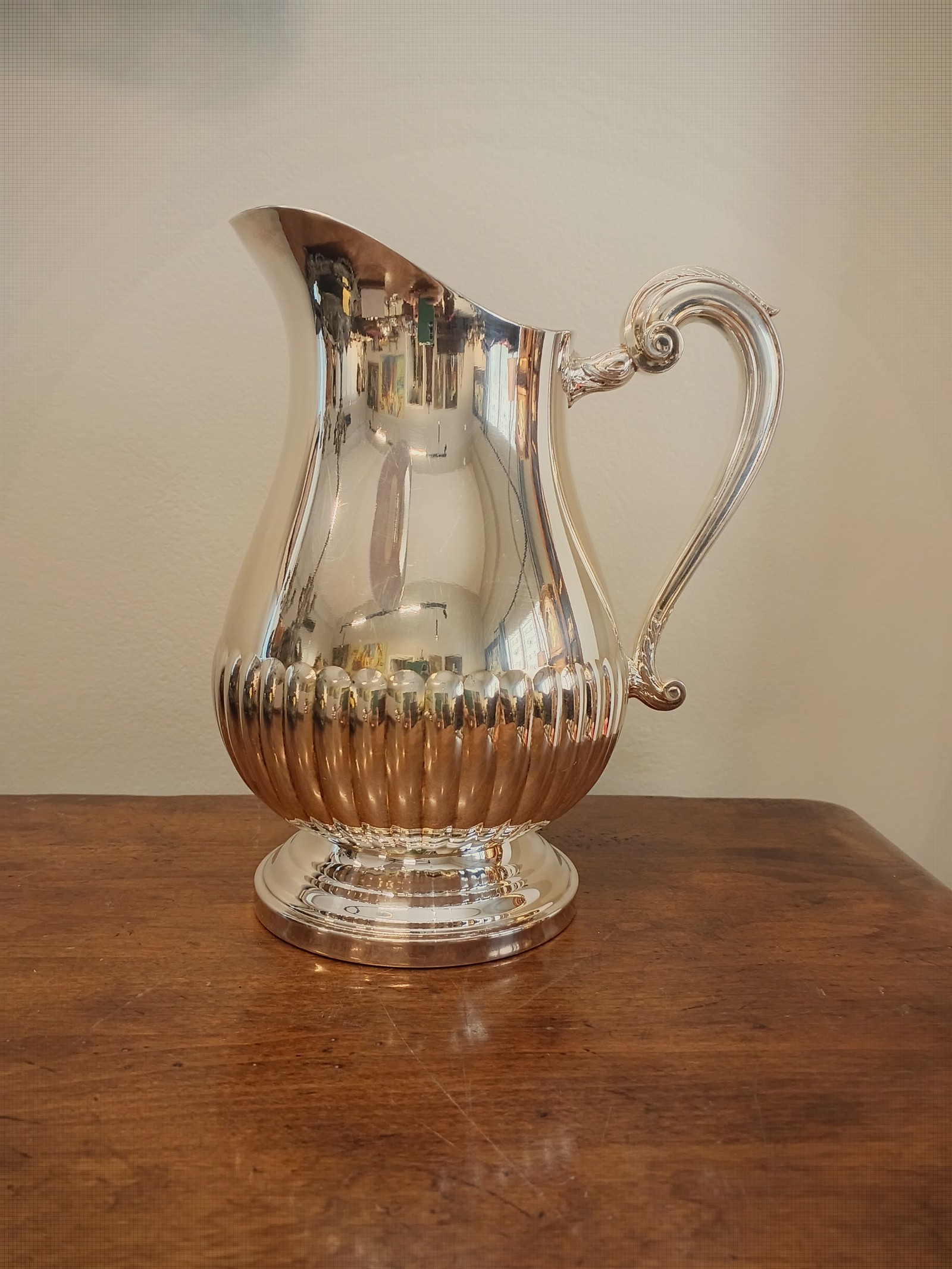Christofle Gallia Gadrooned Water Pitcher